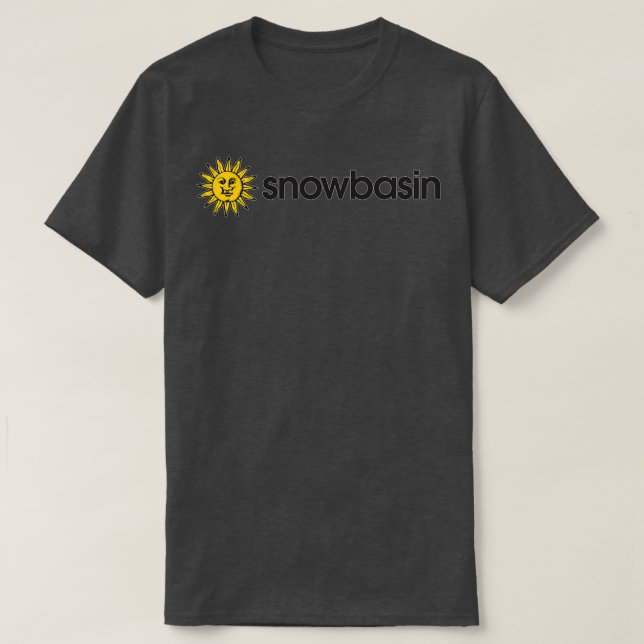 Skigebiet Snowbasin Fan T-Shirt (Design vorne)