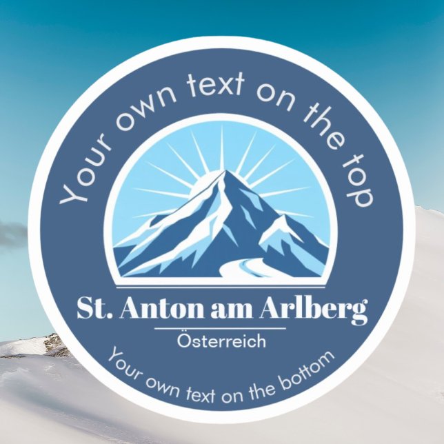 Skigebiet St. Anton am Arlberg Österreich Aufkleber (Von Creator hochgeladen)