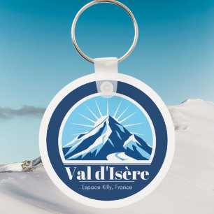 Skigebiet Val d'Isère Frankreich Schlüsselanhänger
