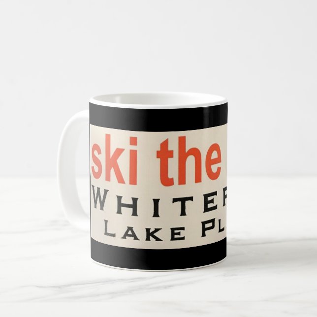 Skigebiet Whiteface Lake Placid Kaffeetasse (Vorderseite Links)