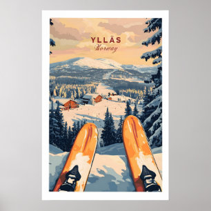 Skigebiet Ylläs Druck 1 Poster