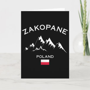 Skigebiet Zakopane Polen Tatra-Gebirge Skifahren Karte