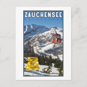 Skigebiet Zauchensee Postkarte