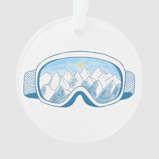 Skigelände Ornament (Vorderseite)