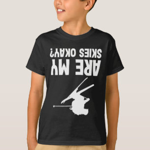 Skigenuss Abends Wintersportskifahrer T-Shirt