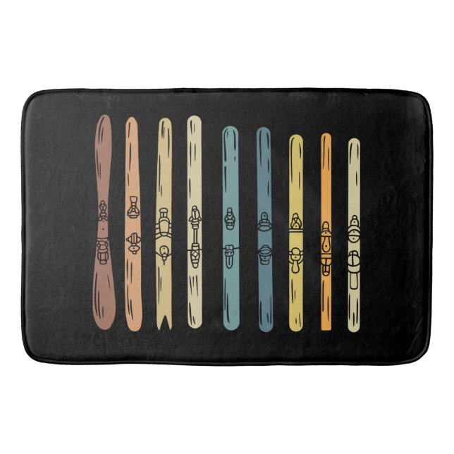 Skigeschenke Badematte (Vorderseite)