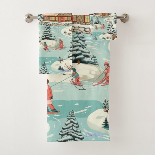 Skihütte Bad Handtücher Set (Insitu)