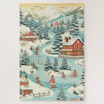 Skihütte Schneeberg 1014 pcs Puzzle