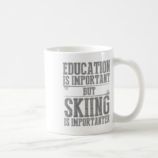 Skiing Art For Men Women Kids Winter Sport Ski Lov Kaffeetasse
