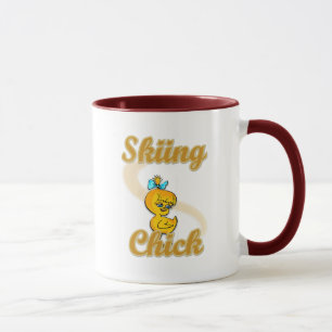 Skiing Chick Tasse
