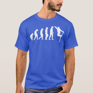 Skiing Evolution Geschenk 1 T-Shirt