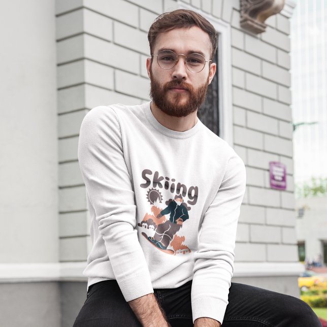 Skiing Hobby T-Shirt (Von Creator hochgeladen)