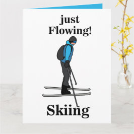 Skiing Just Flowing Skier Karte