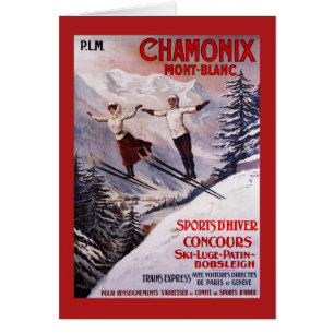 Skiing Promotionplakat