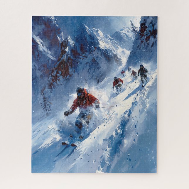 Skiing Puzzle (Vertikal)