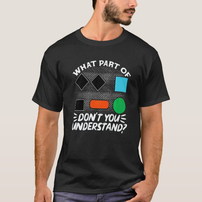 Skiing Signs What Part Of DonT You Understand Snow T-Shirt (Vorderseite)