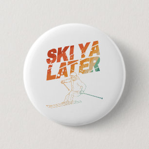 Skikarte für Männer Schneeschuhwandern im Winter Button