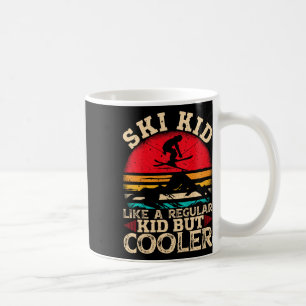 Skikind wie ein normales Kind, aber cooler lustige Kaffeetasse