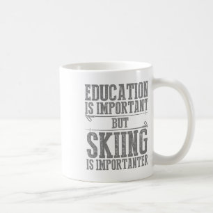 Skikunst Für Männer Frauen Kinder Wintersport Ski Kaffeetasse