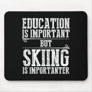 Skikunst Für Männer Frauen Kinder Wintersport Ski Mousepad