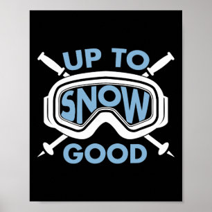 Skikunst Für Männer Frauen Kinder Wintersport Ski Poster