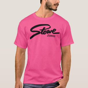 Skilager Vermont Skigebirge Snowboard Typog T-Shirt