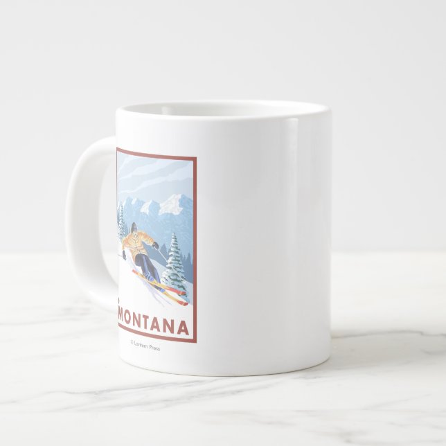 Skilanglauf - Montana Jumbo-Tasse (Vorderseite Links)