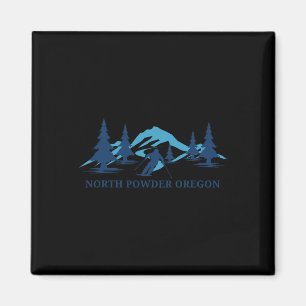 Skilanglauf Nord Powder Oregon Ski Resort Skier 1 Magnet