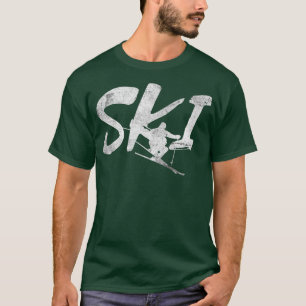 Skilanglauf Skilaufen Skilanglauf Langlaufski T-Shirt