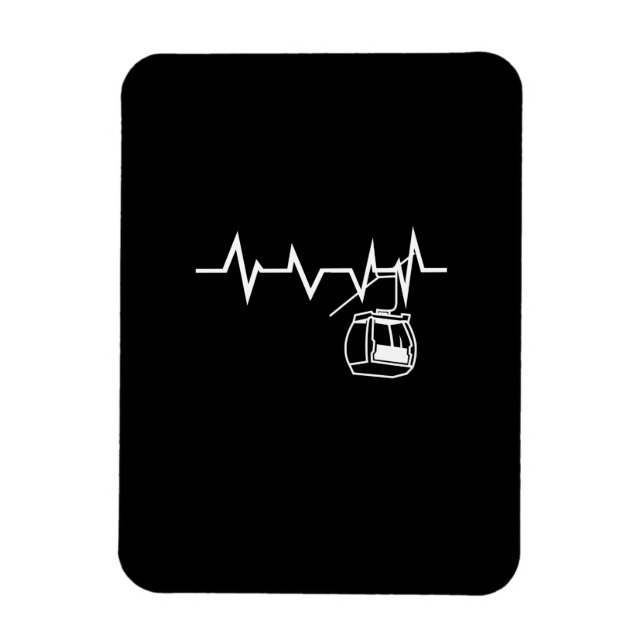 Skilift Heartbeat Magnet (Vertikal)