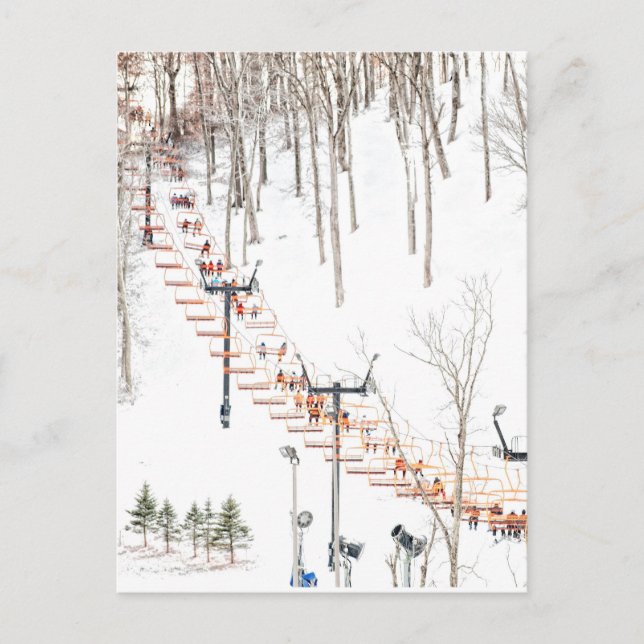 Skilift Postkarte (Vorderseite)