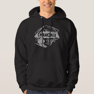Skilogokunst-Typen Hoodie Chamonix Frankreich