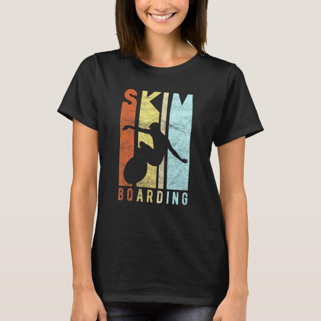 Skim Boarding Sporty Skimboarding Surf Er T-Shirt (Vorderseite)