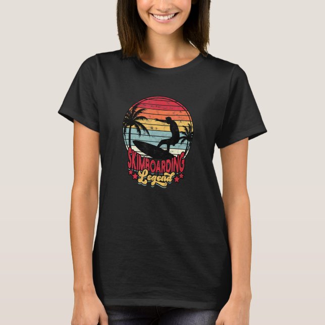 Skimboarding Legend  skimboarding T-Shirt (Vorderseite)