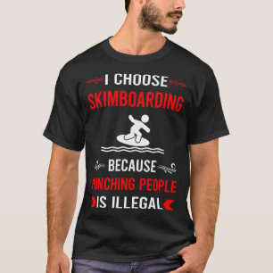 Skimboarding Skimboard Skimboarder Gleiten T-Shirt