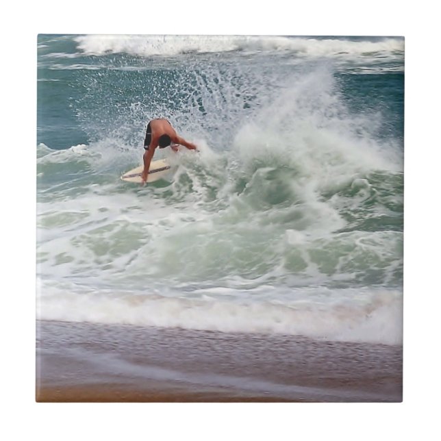 Skimboarding von Shirley Taylor Fliese (Vorderseite)