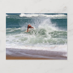 Skimboarding von Shirley Taylor Postkarte