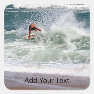 Skimboarding von Shirley Taylor Square Sticker