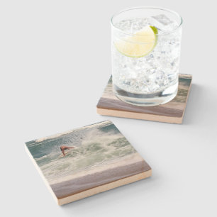 Skimboarding von Shirley Taylor Steinuntersetzer