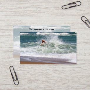 Skimboarding von Shirley Taylor Visitenkarte