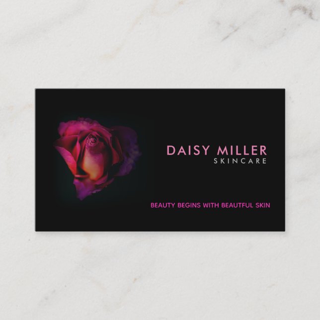 Skin Care & Kosmetik Slogans Visitenkarten Visitenkarte (Vorderseite)