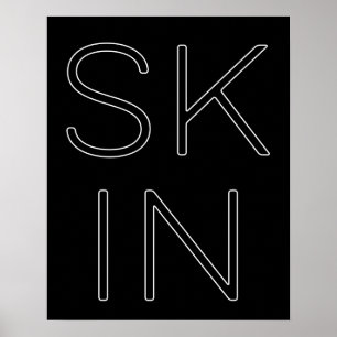 Skin Care Skincare Lover Skin Estheticia Poster