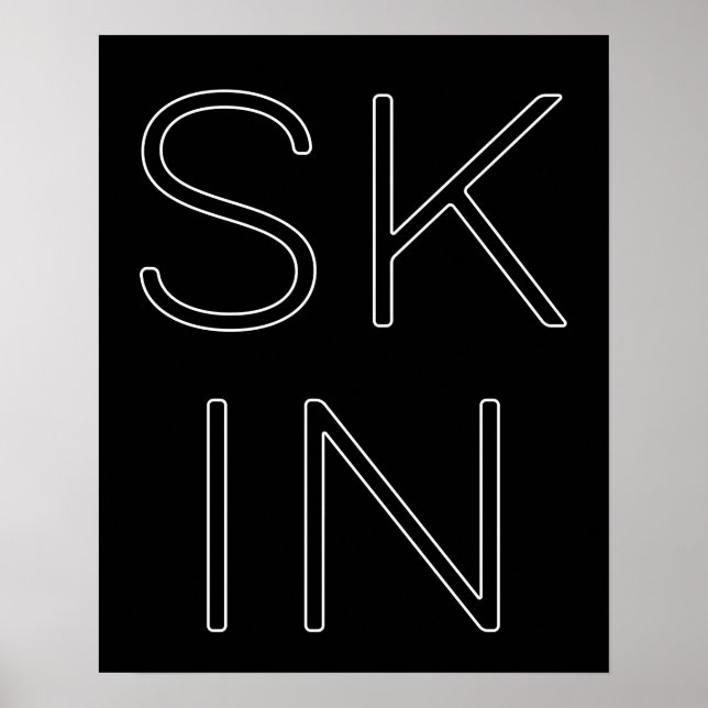 Skin Care Skincare Lover Skin Estheticia Poster (Vorne)