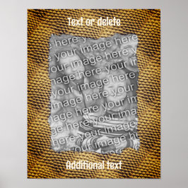 Skin-Musterrahmen für Schlangen erstellen Sie Ihr Poster