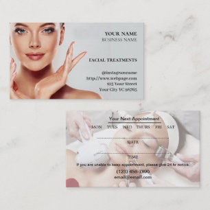 Skincare & Beauty Salon Business Card Visitenkarte