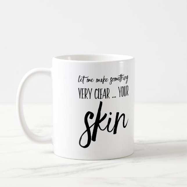 Skincare Beratergeschenk Tasse (Links)