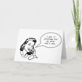 Skincare notecard… got ich 99 Probleme aber… Karte