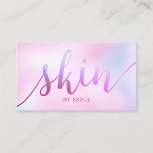 Skincare Salon Wellness-Center Esthetik Wasserfarb Visitenkarte