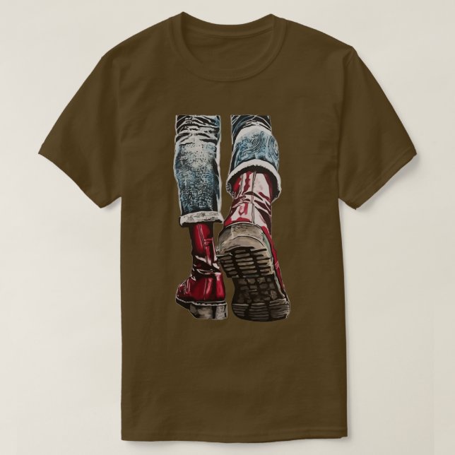 Skinhead Boots T-Shirt (Design vorne)