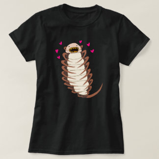 Skinleech Liebt Dich T-Shirt (brauner Skinleech)